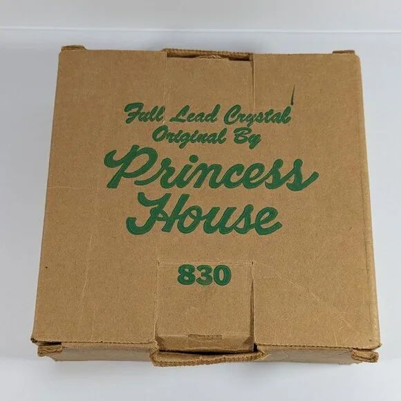 Princess House Full Lead Crystal 3 Taper Candle Holder #830 with Original Box - Picture 8 of 10